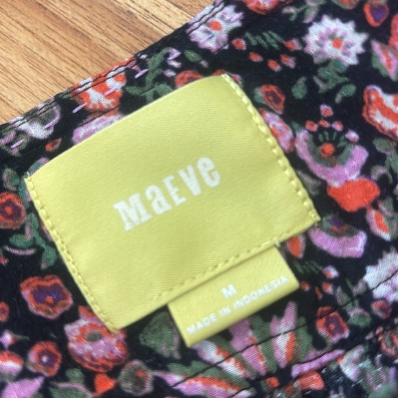 Maeve Anthropologie Flowy Pink and Purple Floral Button Down Too 0079 - Picture 8 of 11